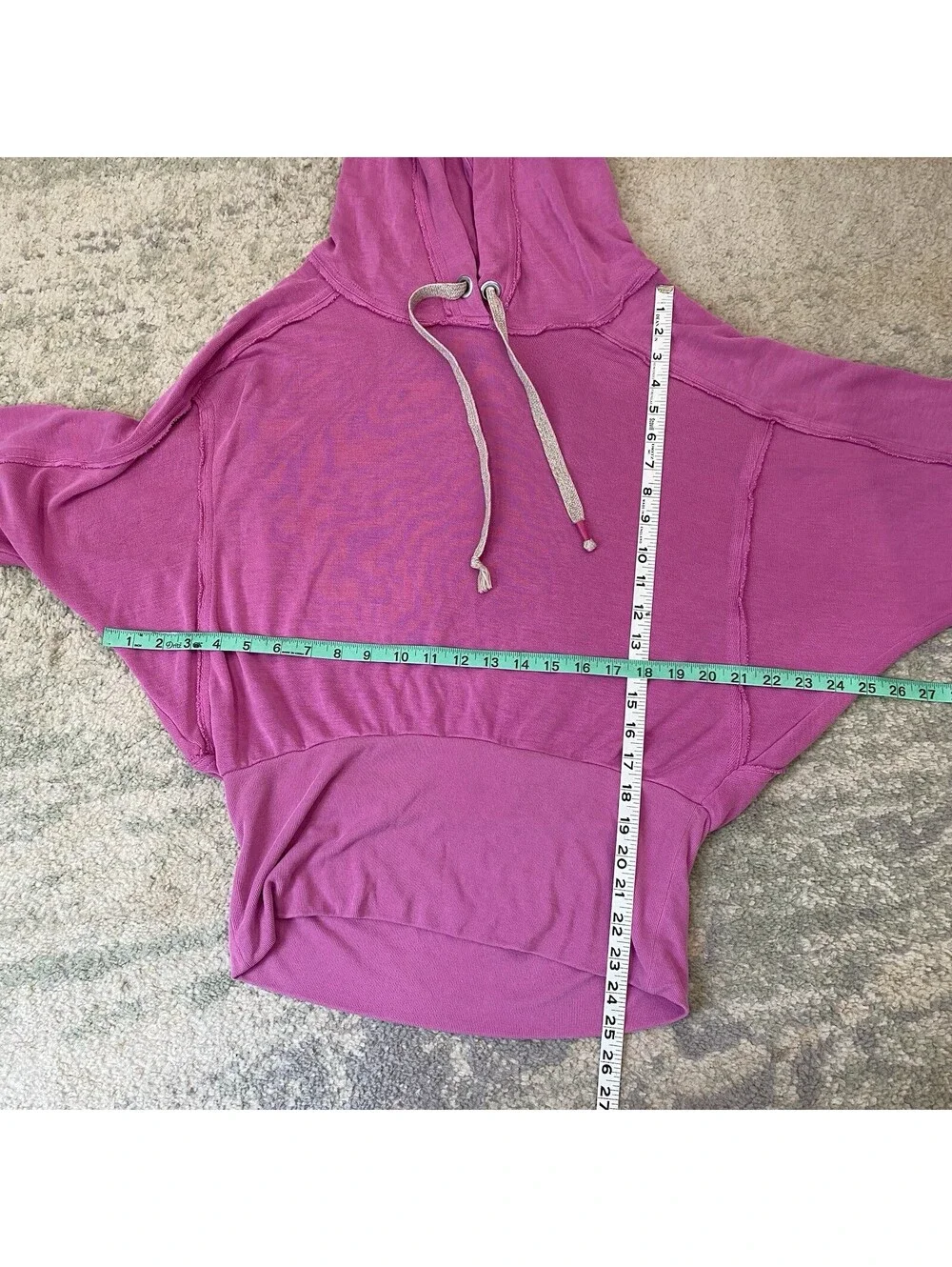 Women’s Free People Movement Size Large Ready Go Hoodie Dolman Pink